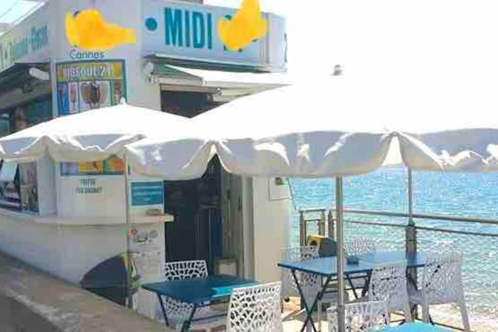Bord De Mer, Terrasse, Tout A Pieds Cannes Kültér fotó